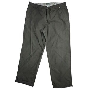 Horny Toad Men's Canvas Utility Hiking Workwear Pants Olive Gray Size 36 30